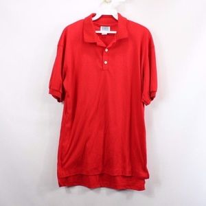 Vintage 80s New Sea Palms Mens Large Polo Shirt